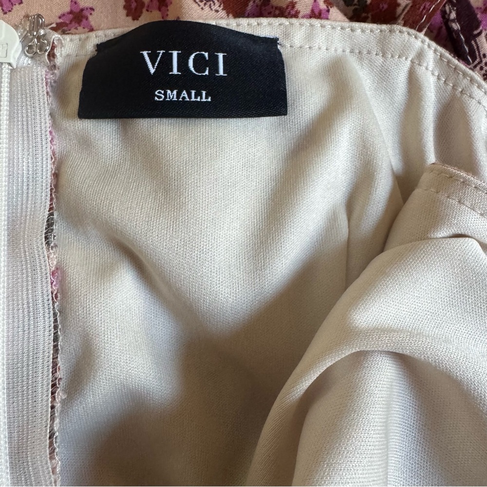 Vici Floral Bohemian Rayon Jumpsuit‎ - Picture 8 of 9
